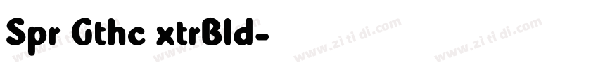 Spr Gthc xtrBld字体转换